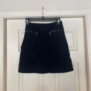 Athleta Black Stretch Skirt w/ Zip Pockets XXS Active Athleisure